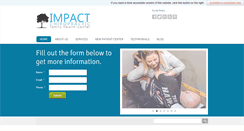 Desktop Screenshot of impact-chiropractic.com
